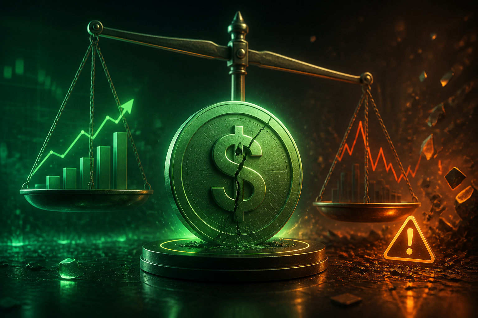 Ilustrasi Stablecoin & USDT: terlihat stabil, tetap cek risikonya